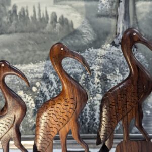 Lerili Megamall Wooden Flamingo Sculpture