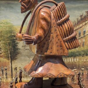 Lerili megamall Handmade Wooden Man Sculpture