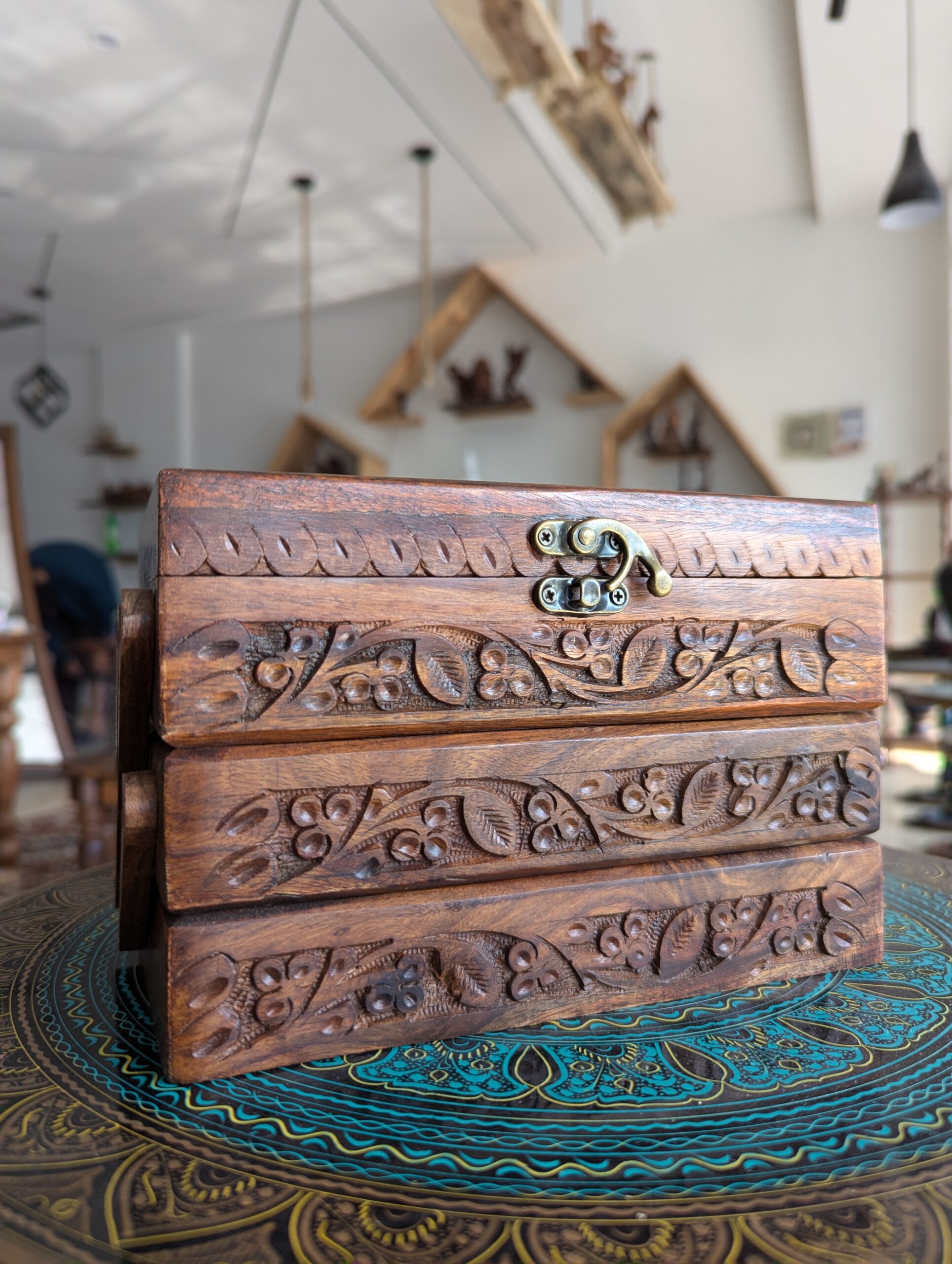 Lerili Megamall Handmade Wooden Jewelry Box