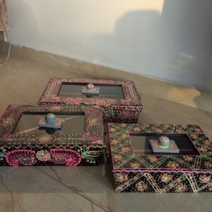 Lerili Megamall Handmade Wooden Dry Fruit Box with Truck Art