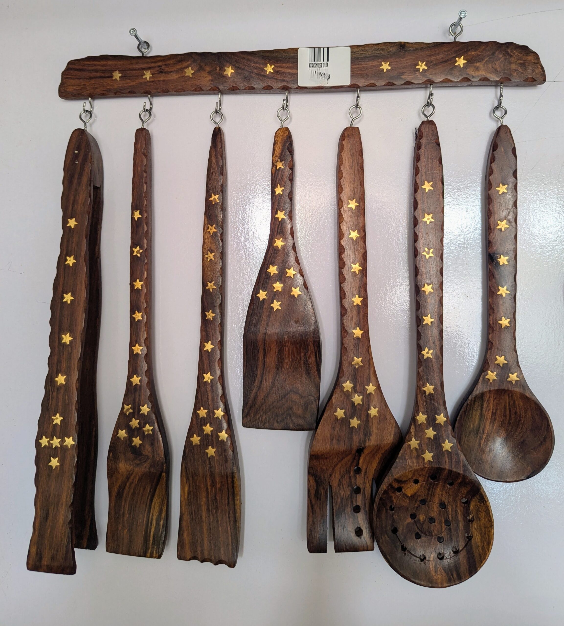 Lerili Megamall Handcrafted Wooden Kitchen Utensil & Spoon Set