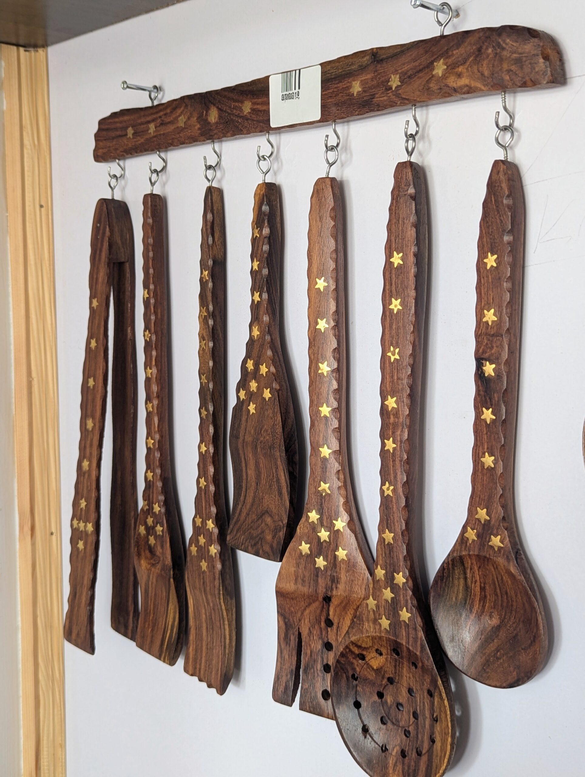 Lerili Megamall Handcrafted Wooden Kitchen Utensil & Spoon Set