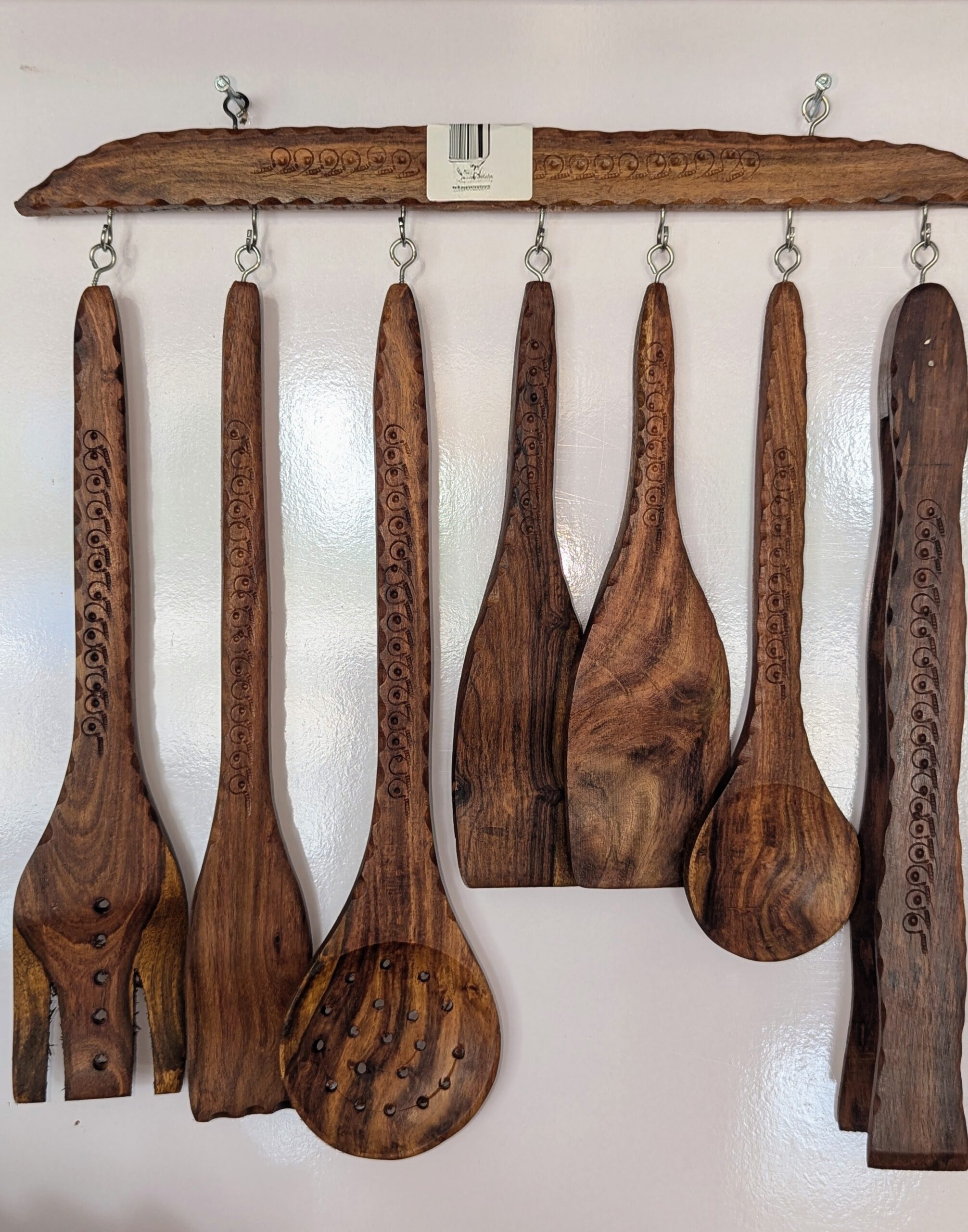 Lerili Megamall Handcrafted Wooden Kitchen Utensil & Spoon Set