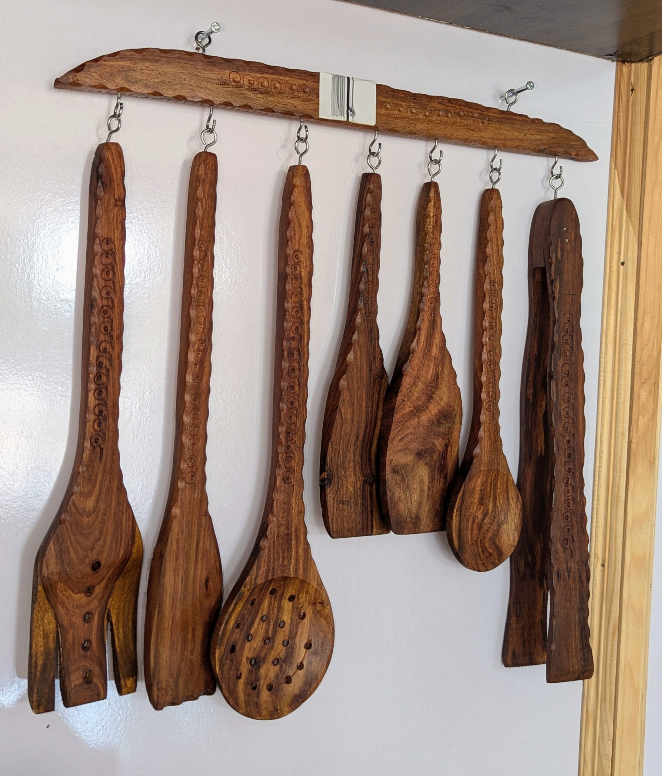 Lerili Megamall Handcrafted Wooden Kitchen Utensil & Spoon Set