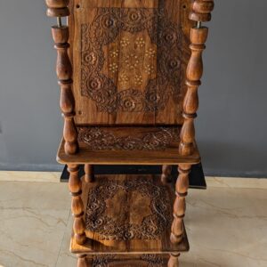 Lerili Megamall presents Handcrafted Carved Wooden Standing Shelf