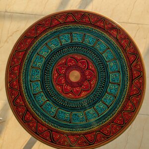 Lerili megamall Handcrafted Wooden Naqshi Coffee Table