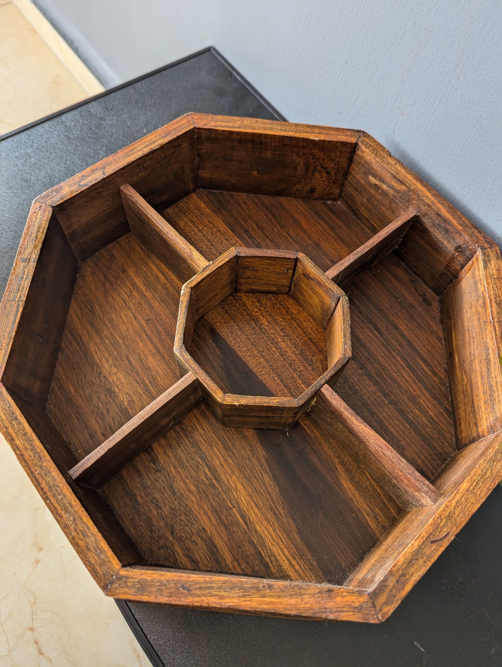 Handmade Sheesham premium Dry fruit Box – Carved & Brass Inlay Variants (31x31x10 cm) – Free Worldwide Delivery